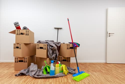 how do I make my move out cleaning more efficient