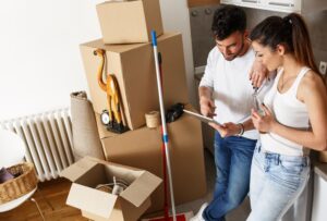 What are the common mistakes performed during move-in cleaning?
