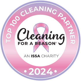 Top 100 Cleaning Partner 2024 — Cleaning For A Reason, an ISSA charity